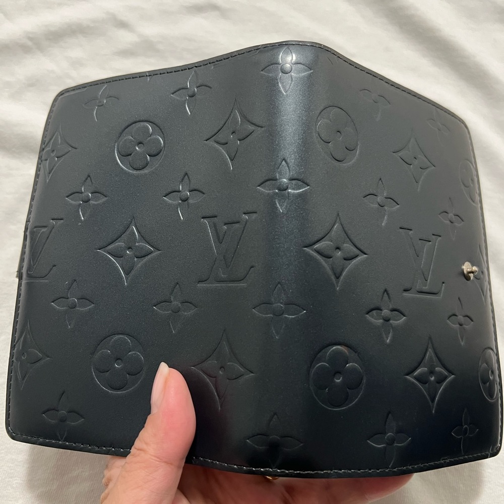 EUC Vintage Louis Vuitton Vernis Small Agenda in Navy Blue - Picture 4 of 7